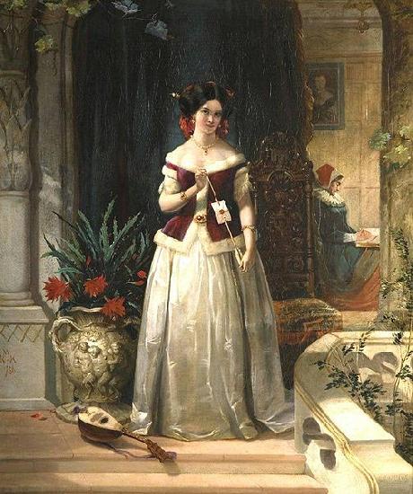 William Knight Keeling William Knight Keeling. Love's Messenger oil painting image